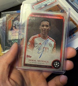 Jamal Musiala 2024 Topps Chrome Auto Card