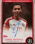 Jamal Musiala 2024 Topps Chrome Auto Card