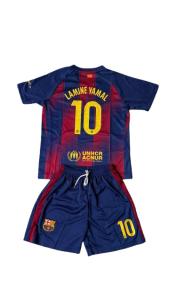 Lamine Yamal Kids Soccer Jersey and Shorts Set