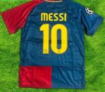 2008/09 Messi #10 Barcelona UCL Final Jersey L