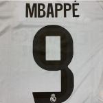 Kylian Mbappe #9 Home Jersey Size L 25/26