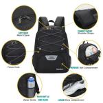 Hsmihair Youth Soccer Backpack with Ball Compartment