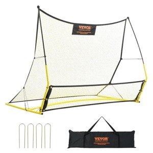 VEVOR 2-in-1 Portable Soccer Rebounder Net