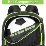 Lightweight Soccer Backpack with Ball Holder for Kids