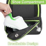 Lightweight Soccer Backpack with Ball Holder for Kids