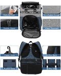 Tolaccea Blue Soccer Backpack with Ball Compartment