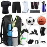Lightweight Soccer Backpack with Ball Holder for Kids