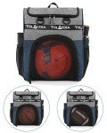Tolaccea Blue Soccer Backpack with Ball Compartment