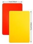 Soccer Referee Card Set with Whistles - 2 Pieces