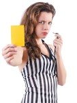 Soccer Referee Card Set with Whistles - 2 Pieces