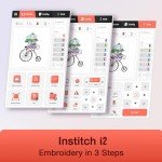 POOLIN EOC05 Computerized Embroidery Machine for Beginners