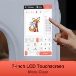 POOLIN EOC06 Embroidery Machine with Large Touchscreen
