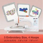 POOLIN EOC06 Embroidery Machine with Large Touchscreen
