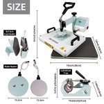 5 in 1 Heat Press Machine for Custom Clothing