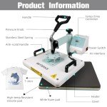 5 in 1 Heat Press Machine for Custom Clothing