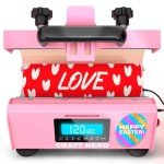 Pink Tumbler Heat Press Machine for Sublimation