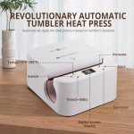 HTVRONT Fast Heat Press for Tumblers and Mugs