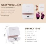 HTVRONT Fast Heat Press for Tumblers and Mugs