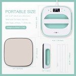 Portable 10" Heat Press Machine for Custom Clothing