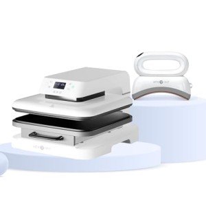 HTVRONT Auto Heat Press & Hat Press Bundle