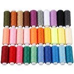 30-Color Polyester Sewing Thread Kit - 250 Yards
