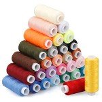 30-Color Polyester Sewing Thread Kit - 250 Yards