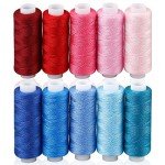 30-Color Polyester Sewing Thread Kit - 250 Yards