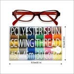 LEONIS 30-Color Handy Polyester Sewing Thread Set