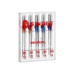 SINGER Universal Needles 20-Pack, 80/12 to 100/16