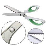 JISTL Green Pinking Shears with Comfort Grips