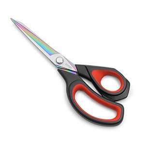 LIVINGO Heavy Duty Titanium Coated Tailor Scissors