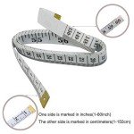 Tailor's Flexible Tape Measure – 60 Inch White