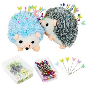 Hedgehog Sewing Pincushion with 200 Pins Set