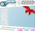 Turquoise Rotary Cutter Set for Crafting Projects