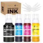 Hiipoo Refilled Sublimation Ink for Inkjet Printers