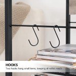 Mobile Printer Stand with Power Outlets and USB