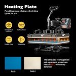 VIVOHOME 5 in 1 Heat Press Machine 12"x15