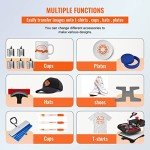 VEVOR 11-in-1 Multi-Function Heat Press Machine