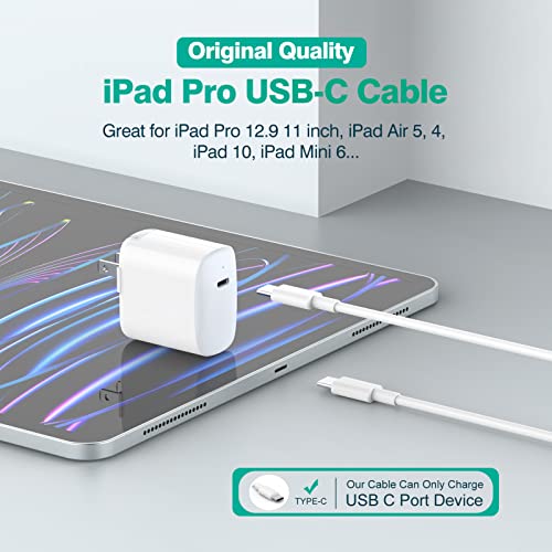 6.6ft USB-C Charging Cable for MacBook & iPad Pro