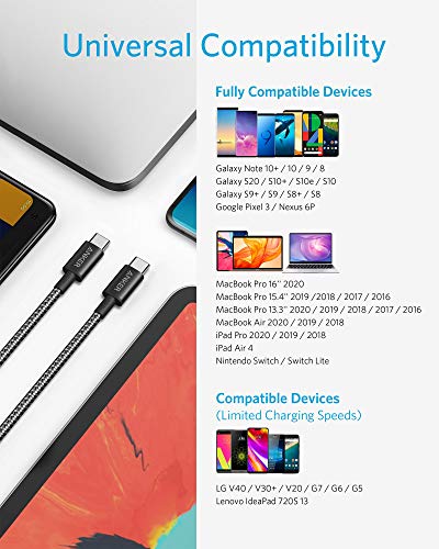 Anker Cavo USB-C to USB-C 2.0, 100W, 3m