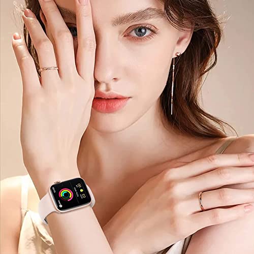 15 Soft Silicone Bands for Apple Watch 40-45mm