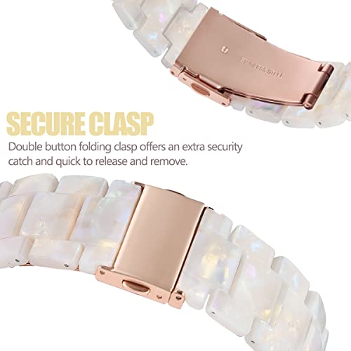 V-MORO Aurora White Apple Watch Resin Band