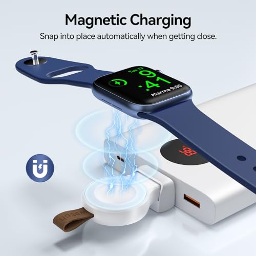 Portable Wireless Charger for Apple Watch - White