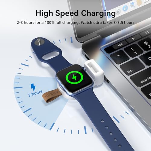 Portable Wireless Charger for Apple Watch - White
