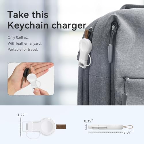 Portable Wireless Charger for Apple Watch - White