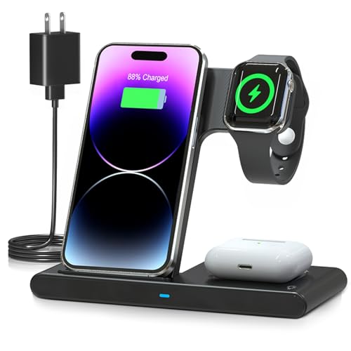 3-in-1 Wireless Charging Station for Apple Devices