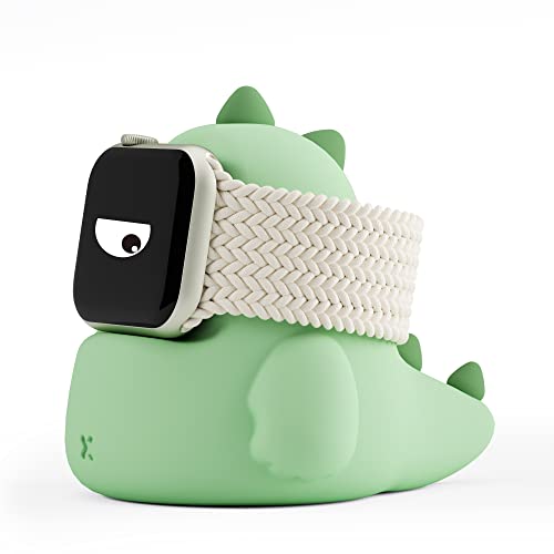 Mint Green Dinosaur Charger Stand for Apple Watch