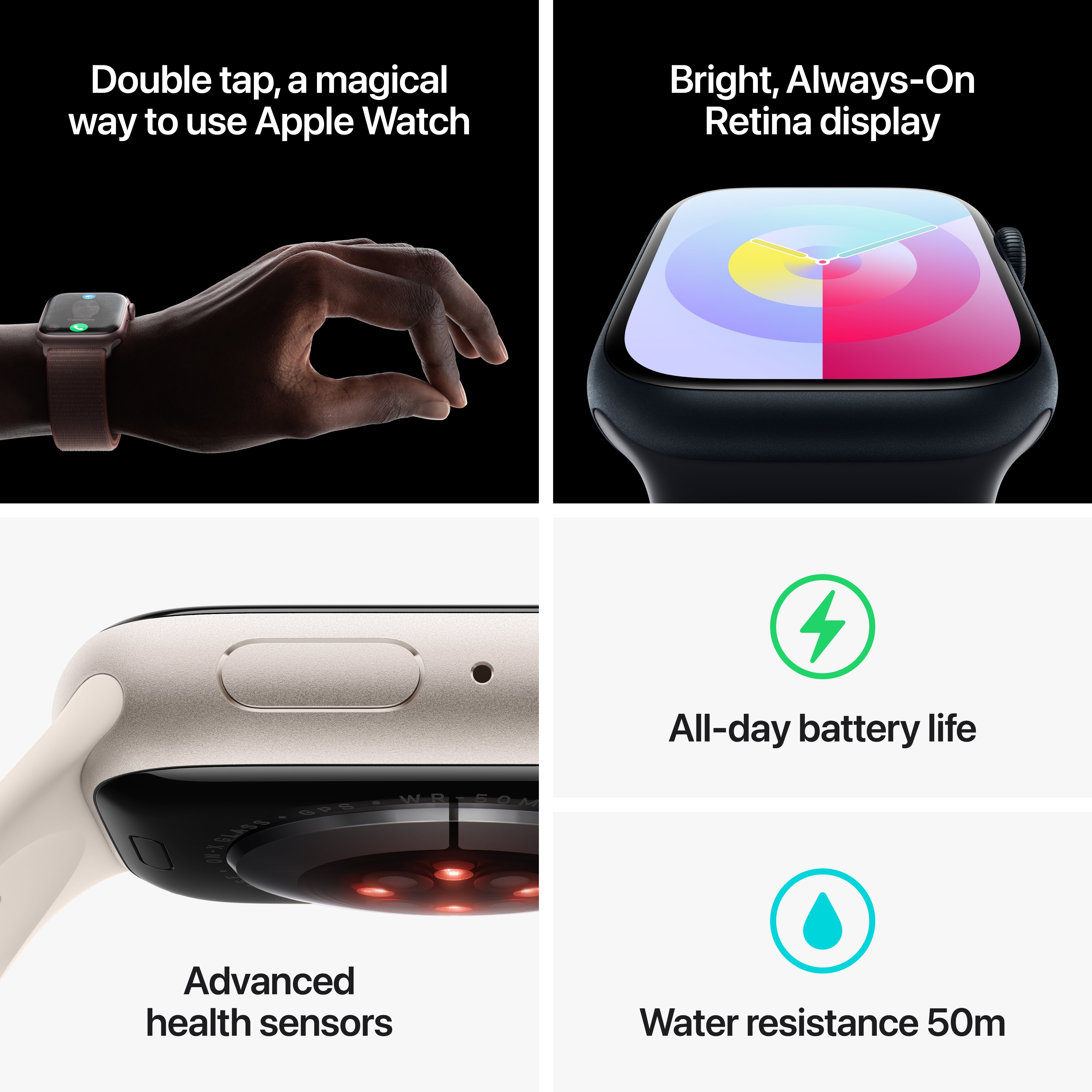 Apple Watch Series 9 GPS 41mm Silver Aluminum