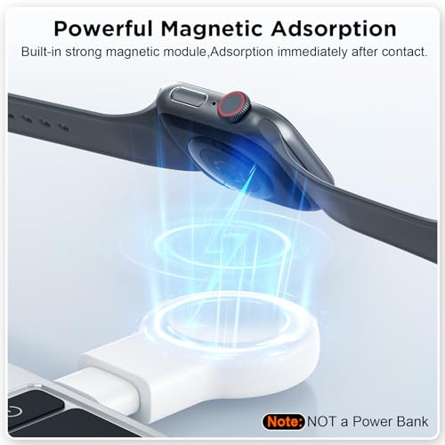2024 Apple Watch Magnetic Portable Charger, Fast Charging