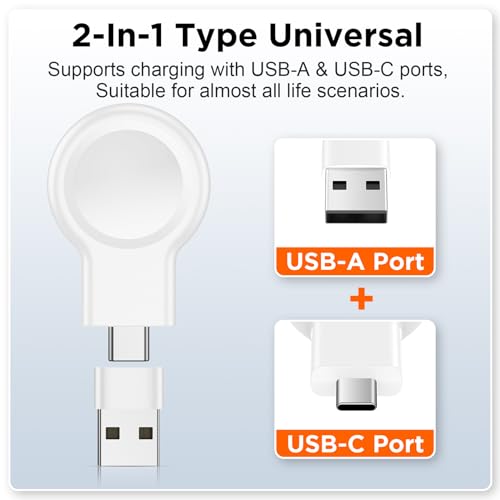2024 Apple Watch Magnetic Portable Charger, Fast Charging